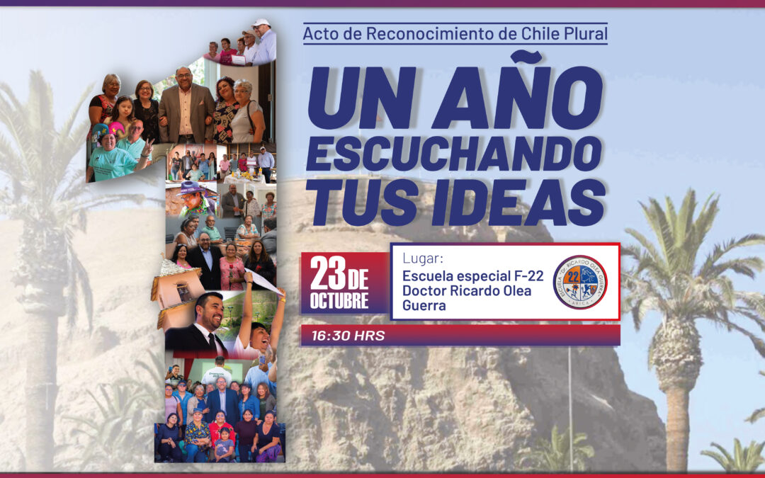 Chile Plural prepara su “Acto de Reconocimiento 2023”